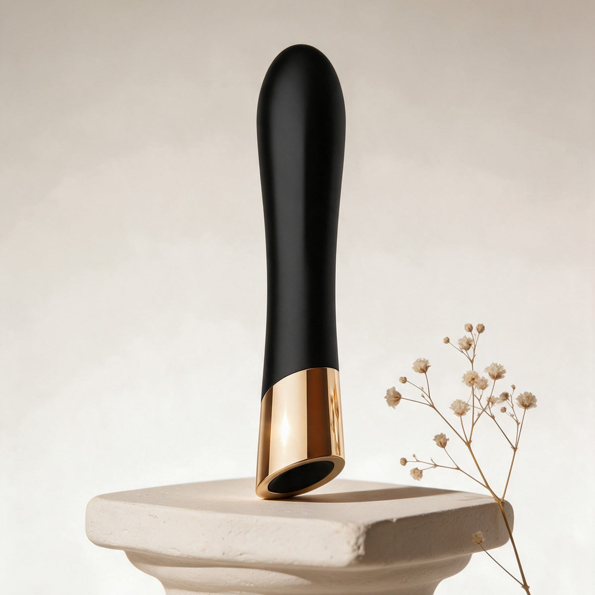 Lily shown on a plaster plinth in soft daylight