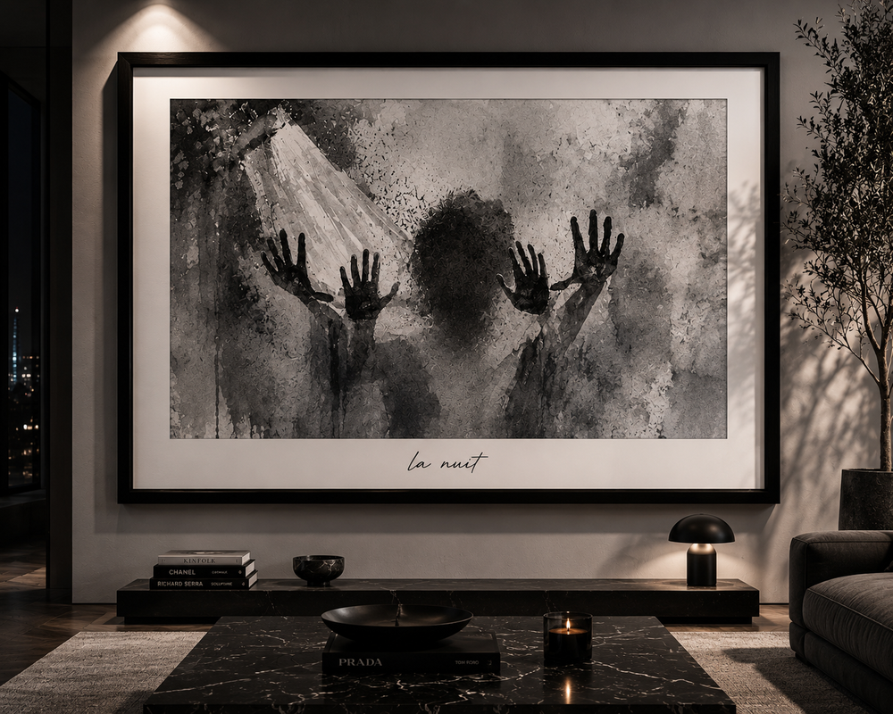 After Midnight framed fine-art print by La Nuit
